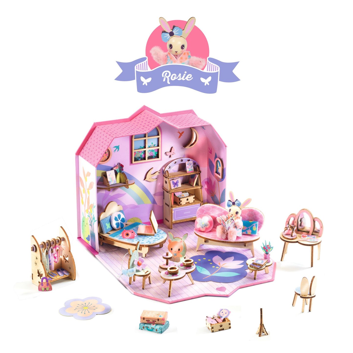 Djeco | Mi House Rosie DIY Miniatuurhuis - DJ03033