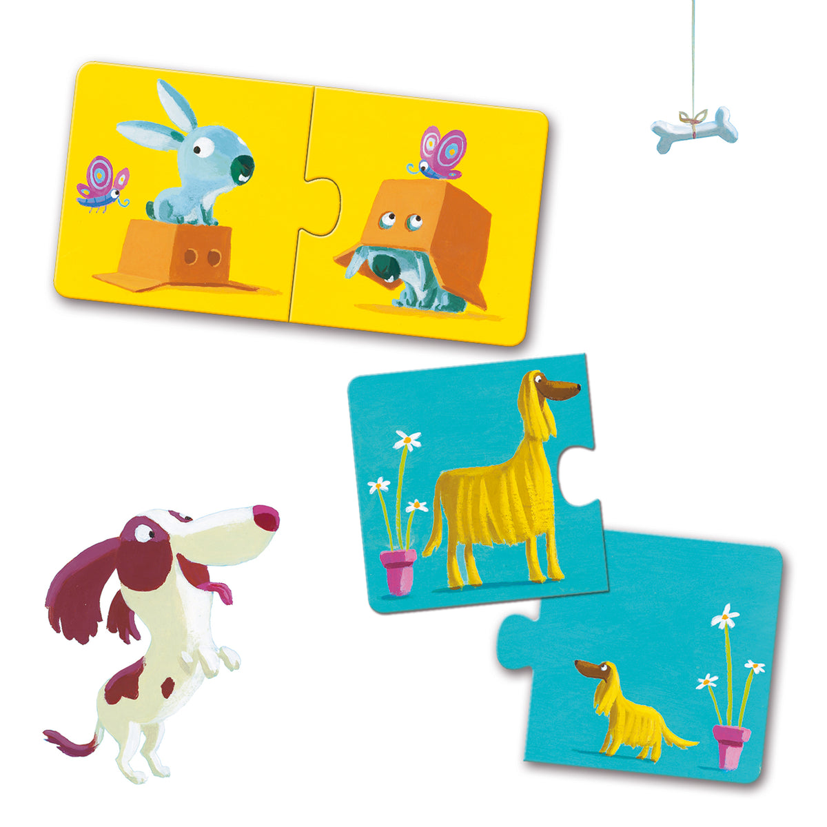 Djeco | Puzzle Duo Tegenstellingen - 12 puzzels - DJ08162