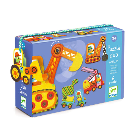 Djeco | duo puzzel articulo vehicles