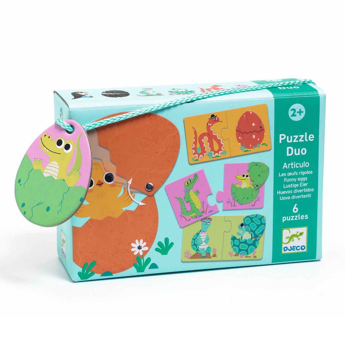 Djeco | Puzzle Duo Funny Eggs - Grappige Eieren - DJ08193