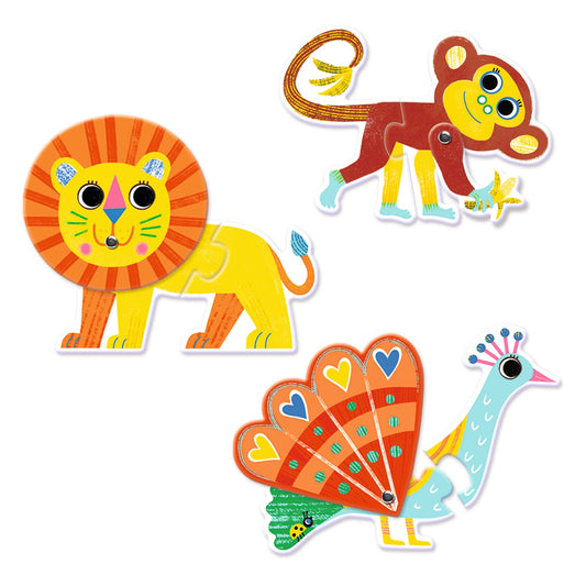 Djeco | duo puzzel articulo animals