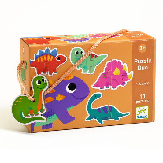 Djeco | duo puzzel dino