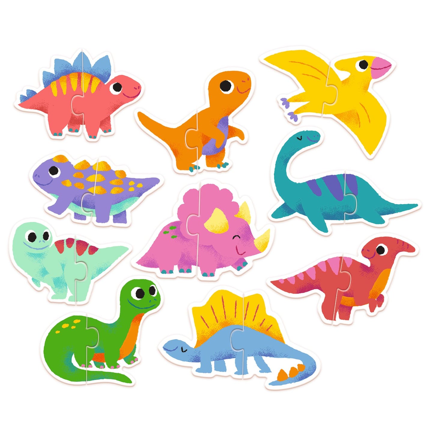 Djeco | duo puzzel dino