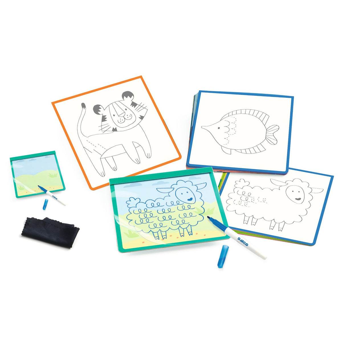 Djeco | Eduludo Animographe Uitwisbaar Tekenspel - DJ08278