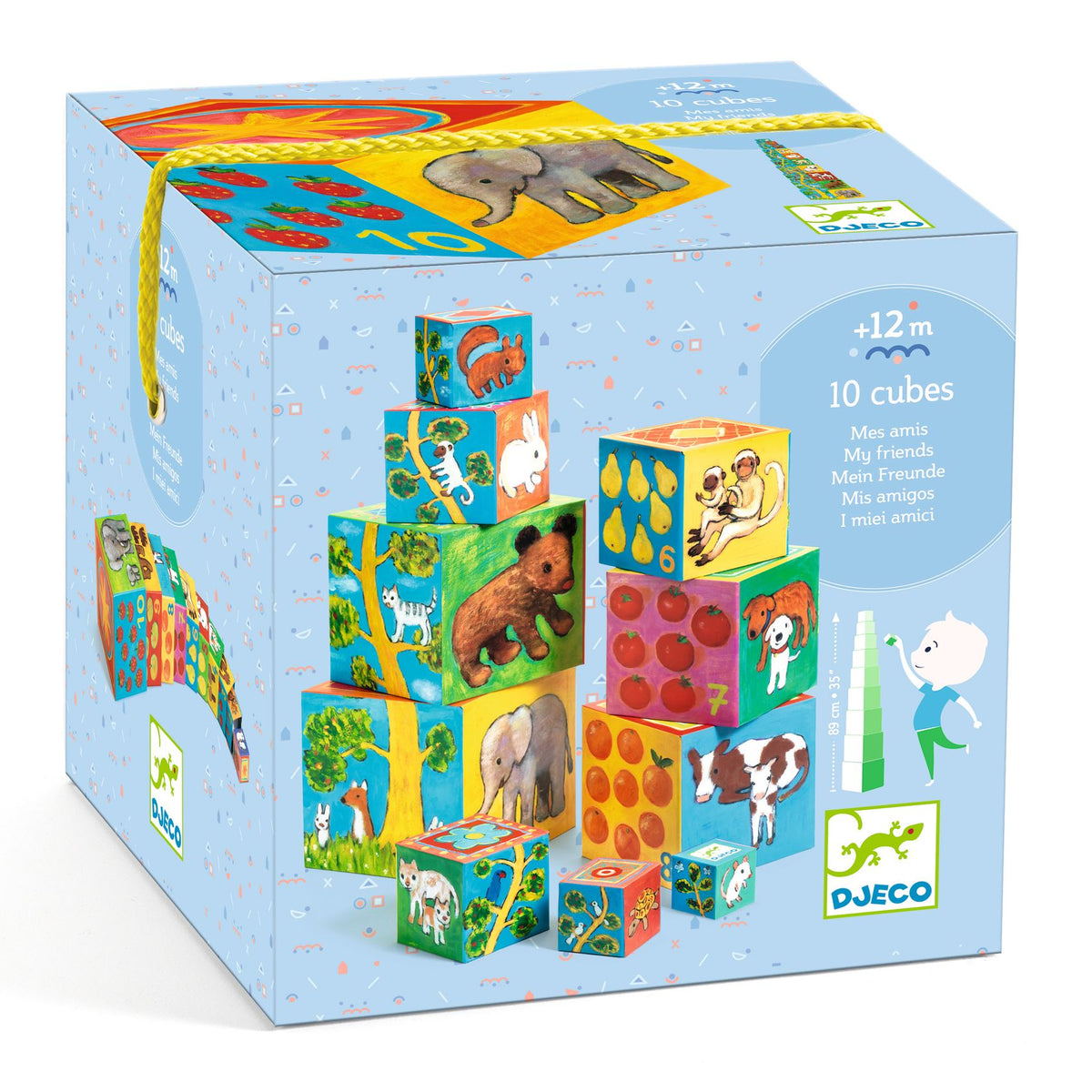 Djeco | Stapelblokken My Friends 10-delig - DJ08506