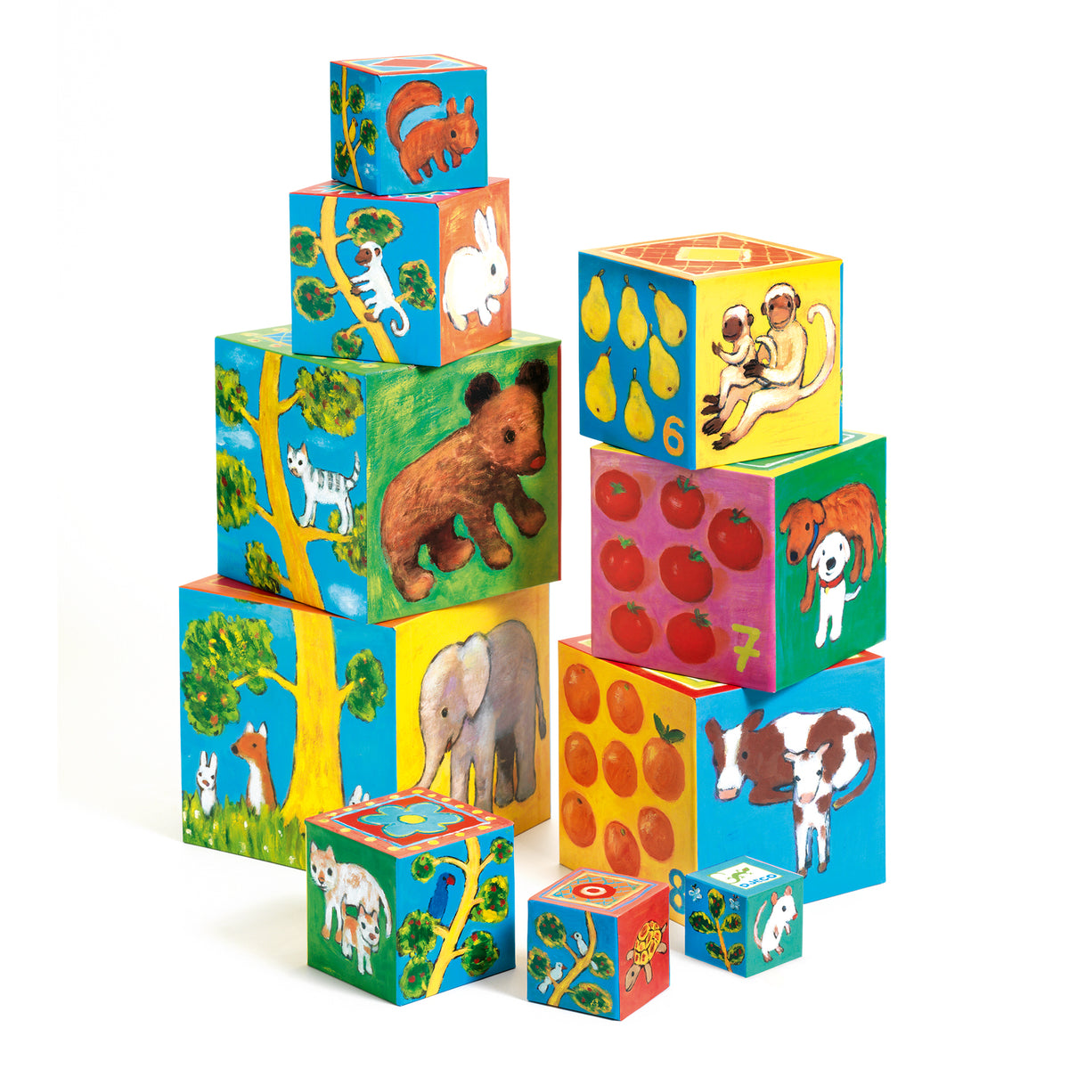 Djeco | Stapelblokken My Friends 10-delig - DJ08506