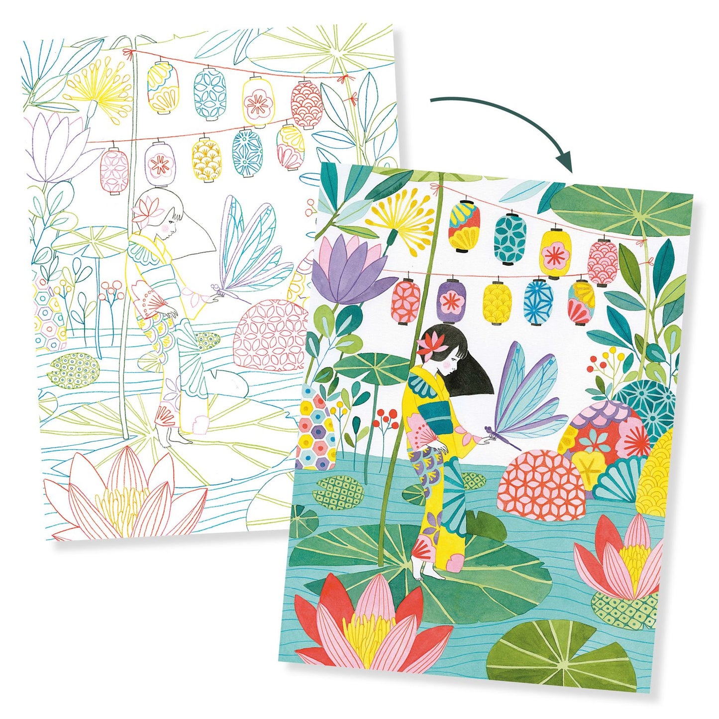 Djeco | Kleurplaten - Japan - DJ08694