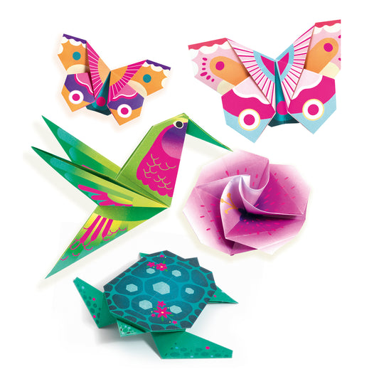 Djeco | Origami - Tropische dieren vouwen - DJ08754