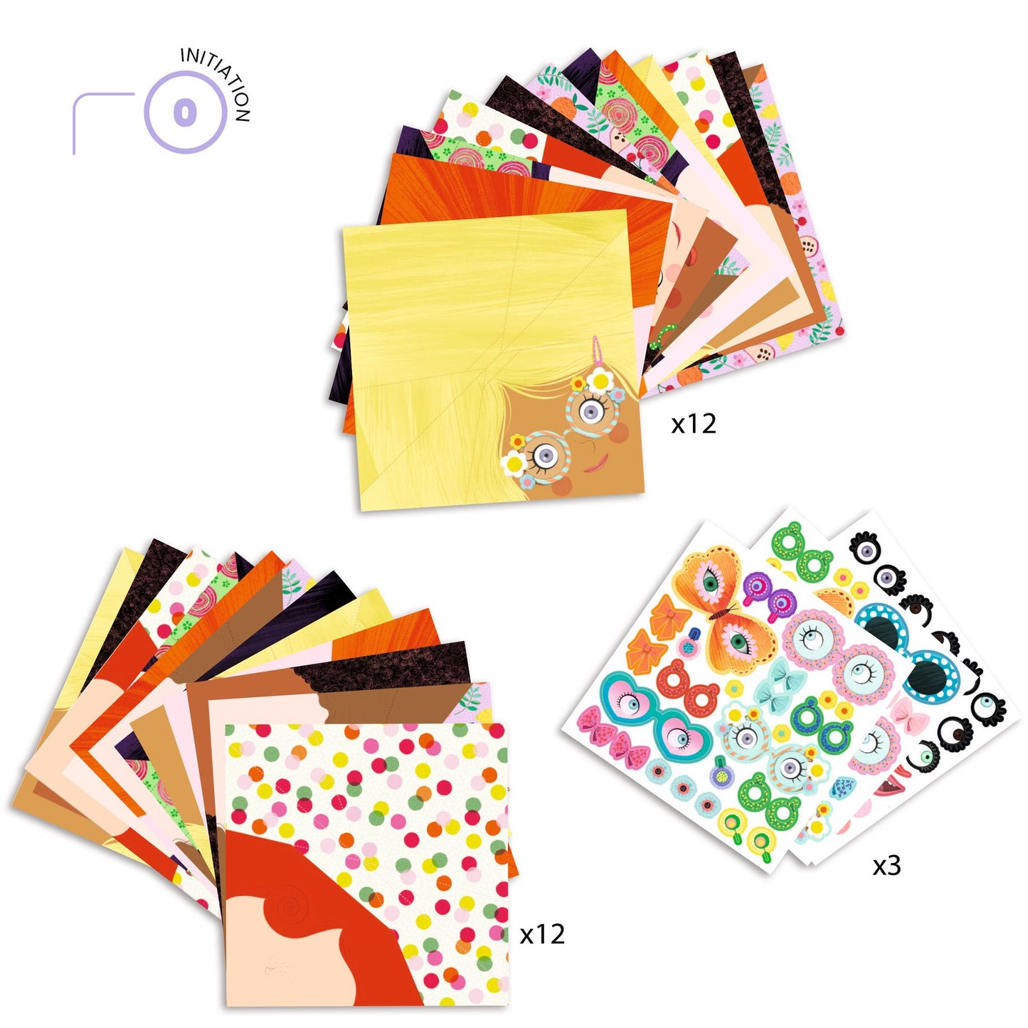 Djeco | Origami - gezichten vouwen - DJ08757
