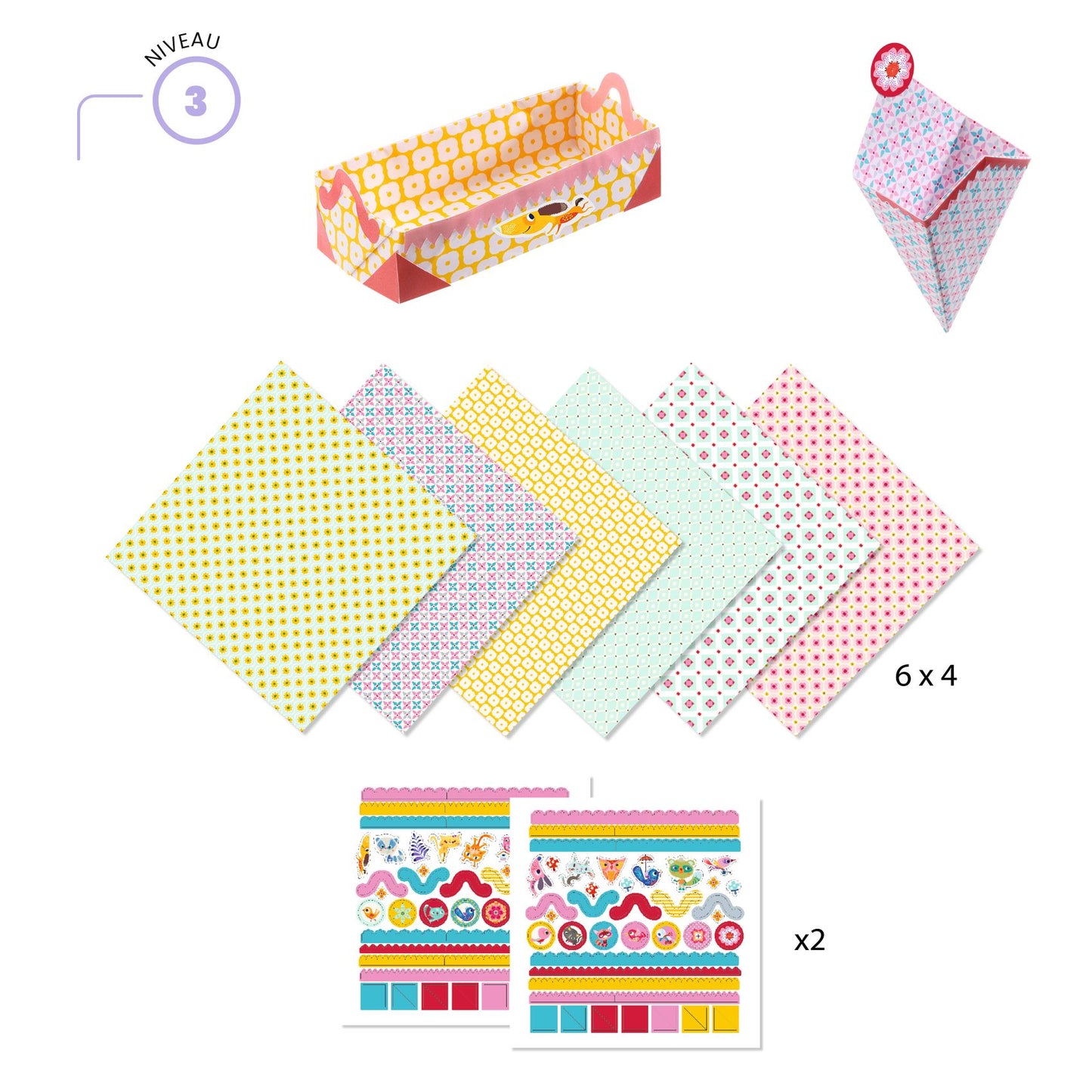 Djeco | Origami - Kleine doosjes vouwen - DJ08774