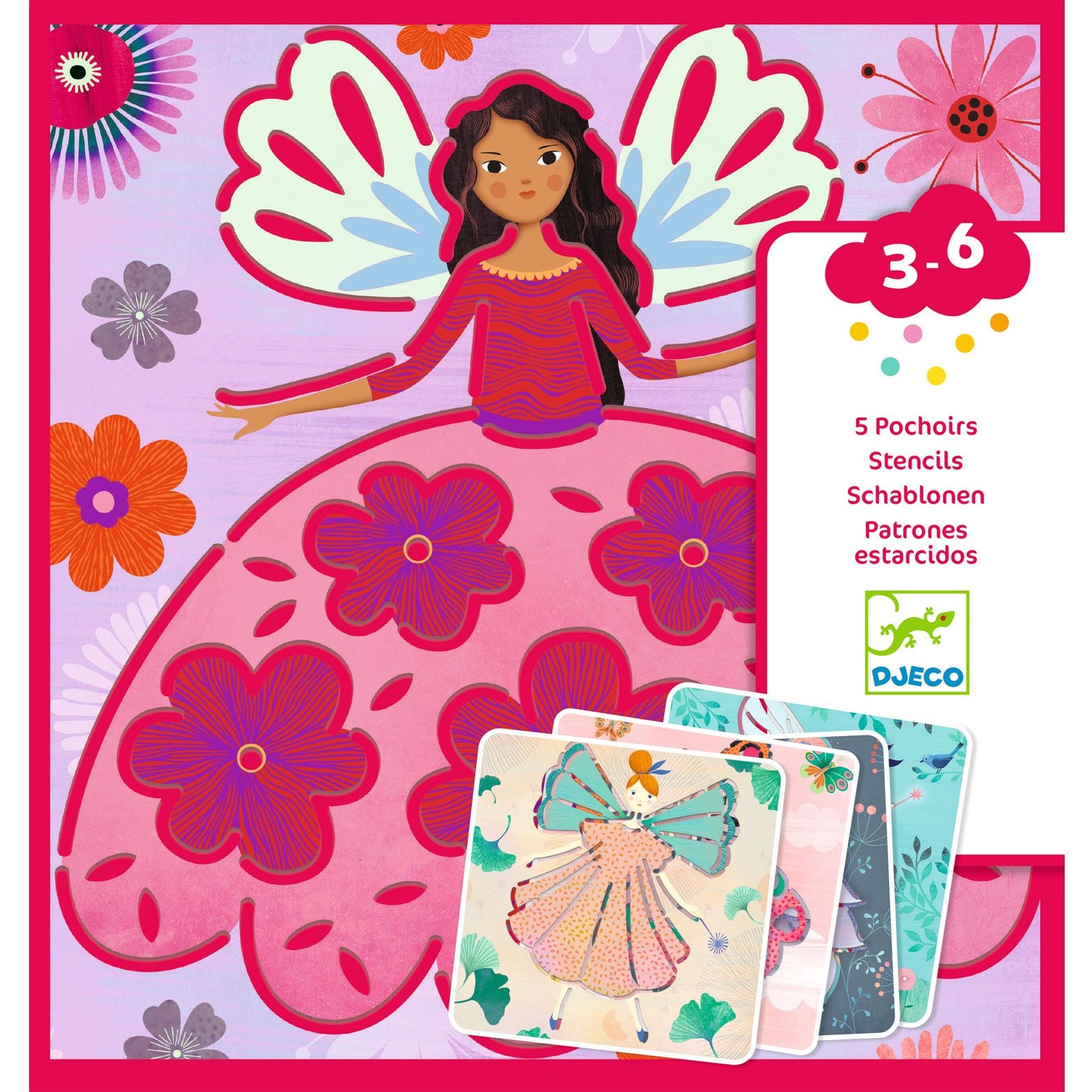 Djeco | Tekensjabloon Fairies - DJ08821