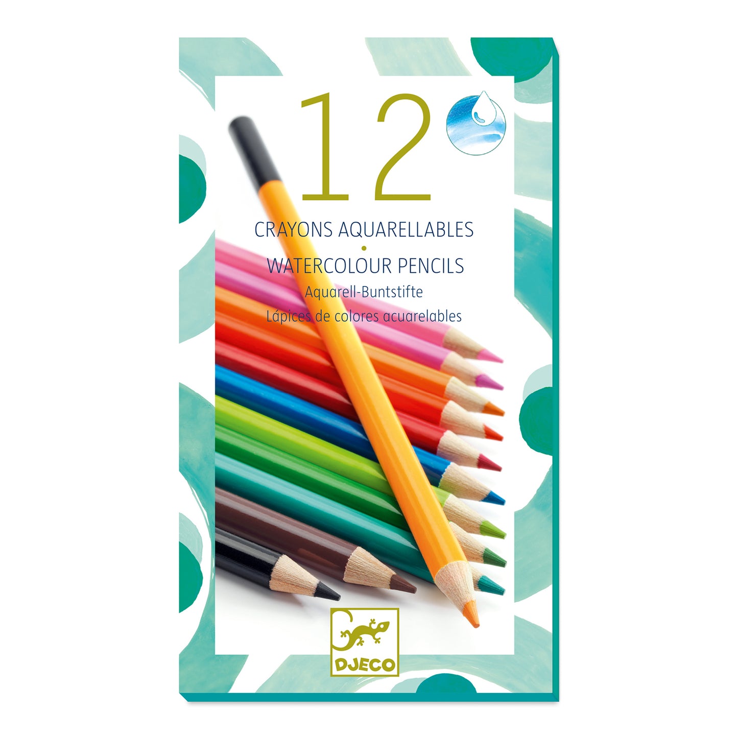 Djeco | Aquarelpotloden - 12 kleuren - DJ08824