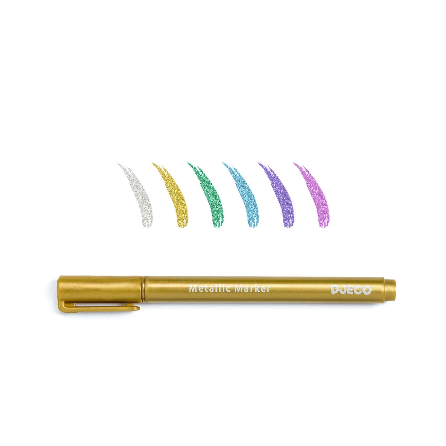 Djeco | Glitterstiften 6 kleuren - metallic - DJ08870