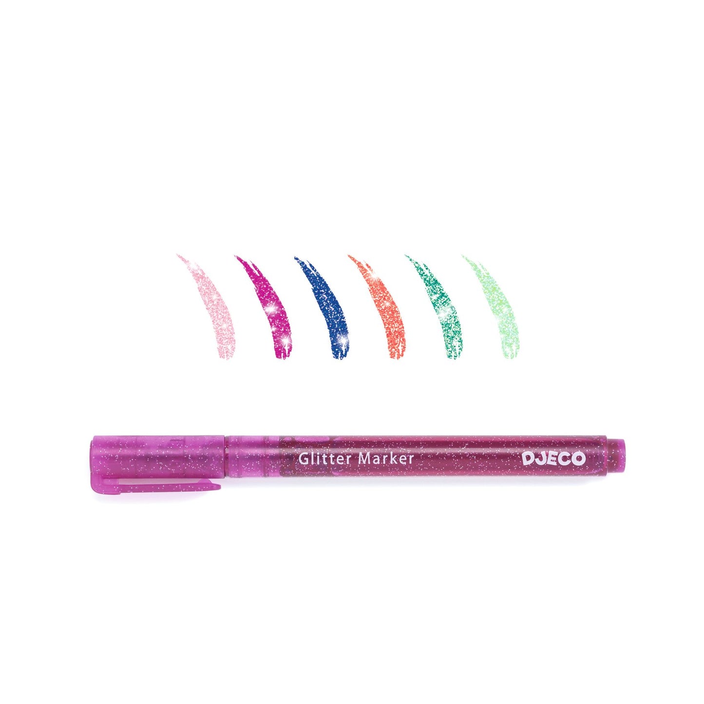 Djeco | Glitterstiften 6 kleuren - sweet - DJ08877