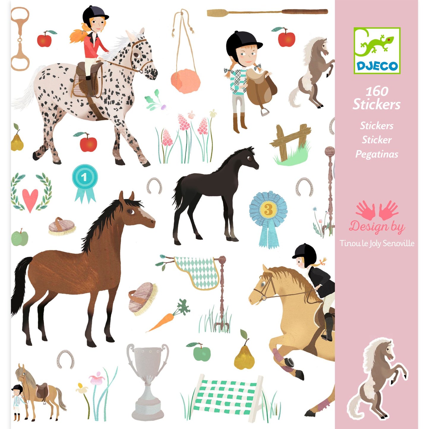 Djeco | Sticker - paarden - DJ08881