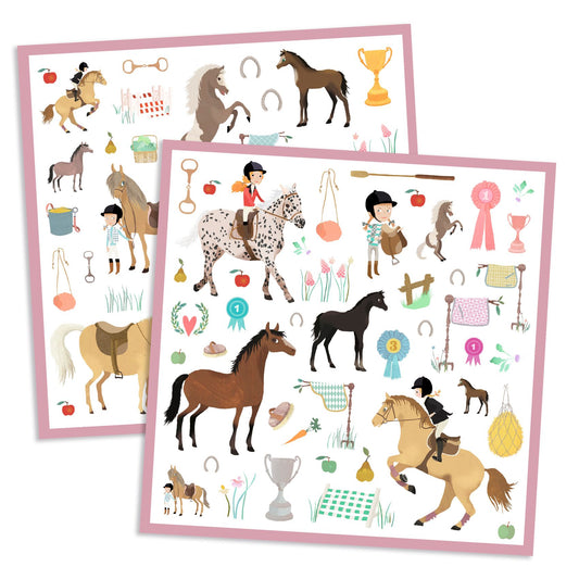 Djeco | Sticker - paarden - DJ08881