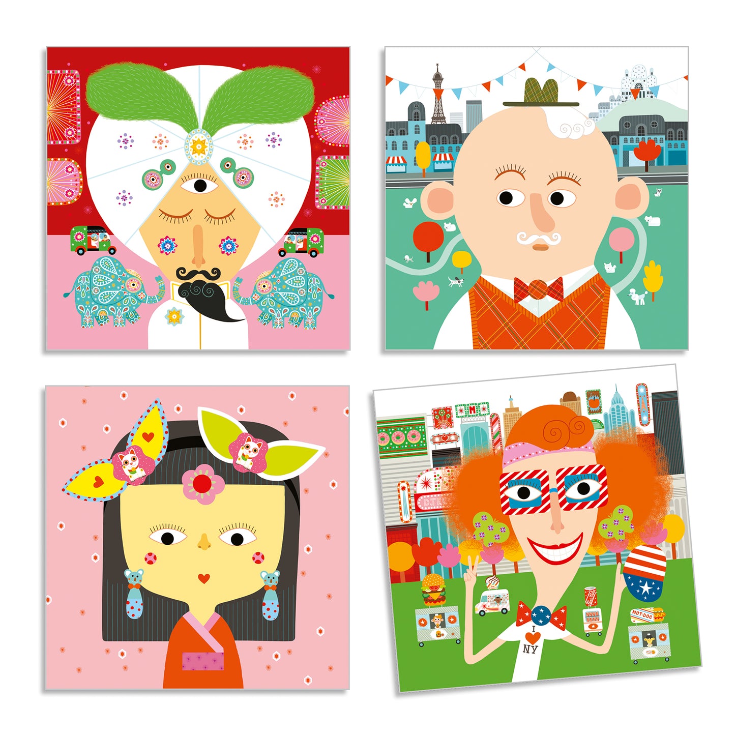 Djeco | all different | plakken | collages maken - DJ08934