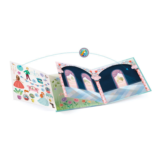 Djeco | Herbruikbare stickers - Leven in het kasteel - DJ08954