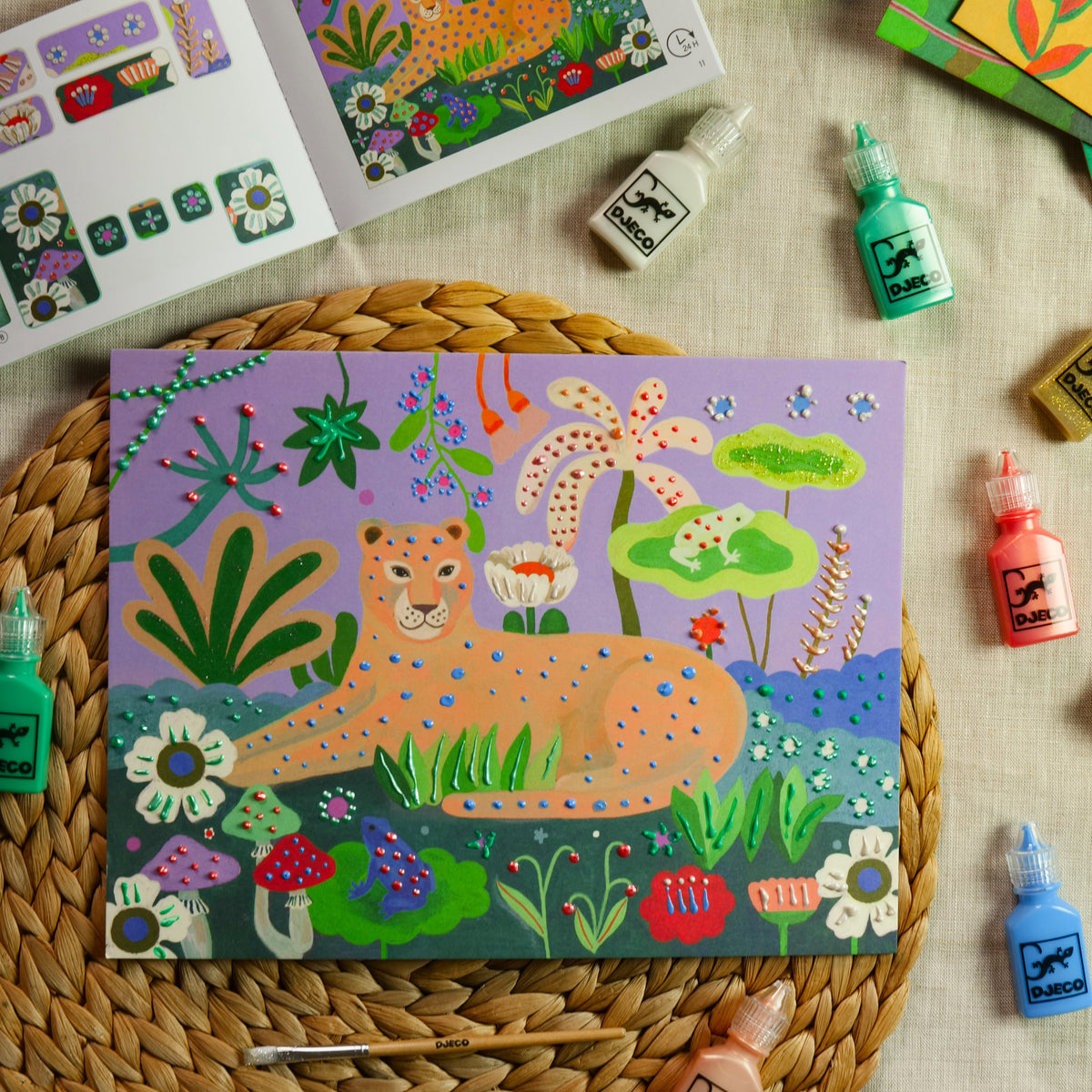 Djeco | 3D Schilderkunst Tropical Forest - DJ08968