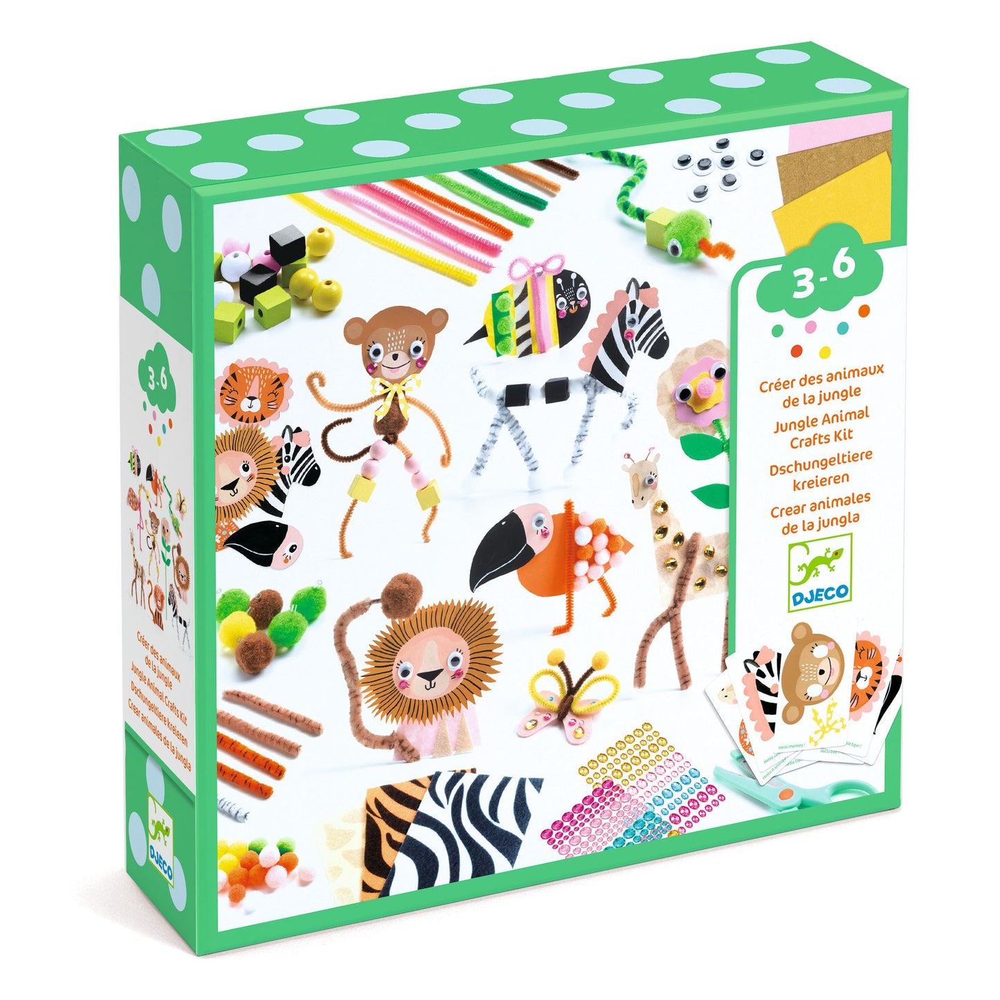 Djeco | Knutseldoos jungledieren - DJ09015