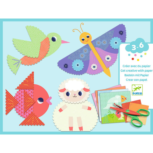 Djeco | Crinkle cutting - knippen en plakken - DJ09057