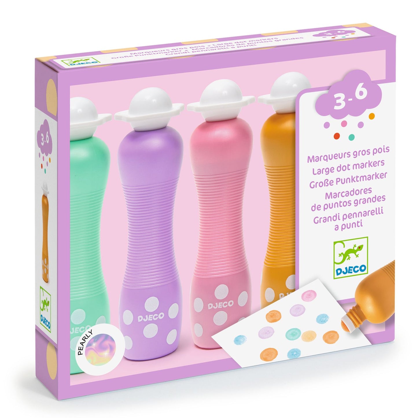 Djeco | Foam stiften - stippelstift - parelmoer - DJ09058