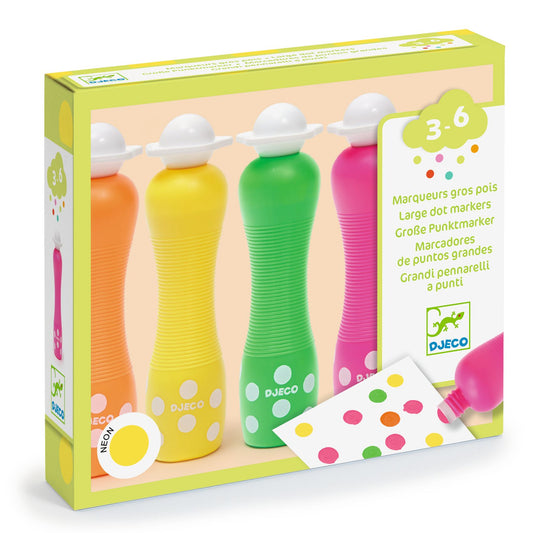 Djeco | Foam stiften - stippelstift- neon - DJ09059