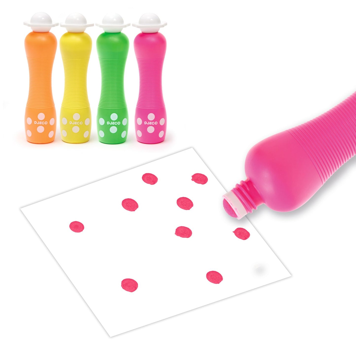 Djeco | Foam stiften - stippelstift- neon - DJ09059