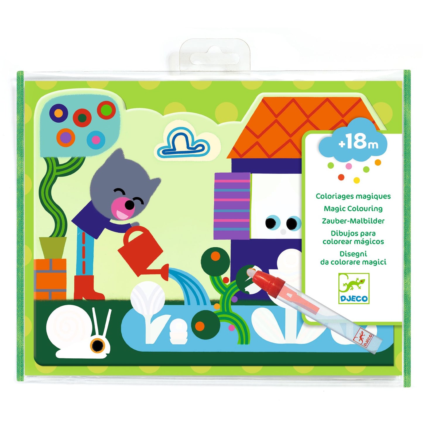 Djeco | Hidden in the garden | kleuren met water - DJ09063