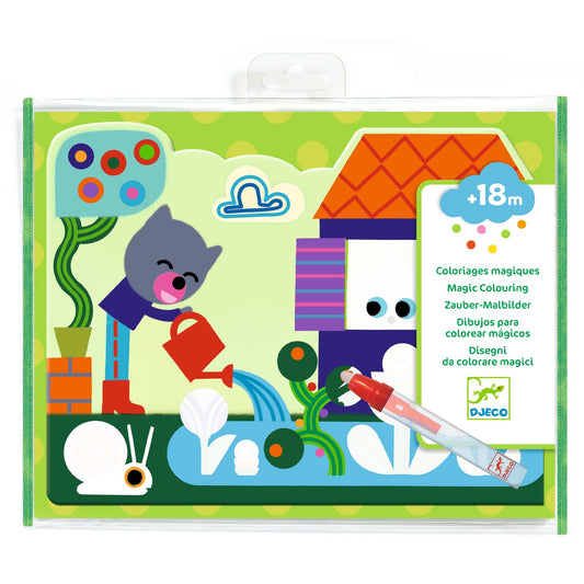 Djeco | Hidden in the garden | kleuren met water - DJ09063
