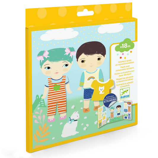 Djeco | Kleding | herbruikbare stickers - DJ09070