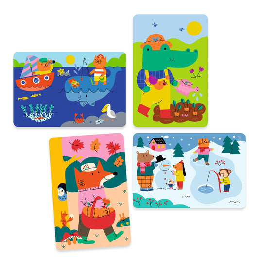 Djeco | 4 seizoenen | kleuren met water - DJ09076