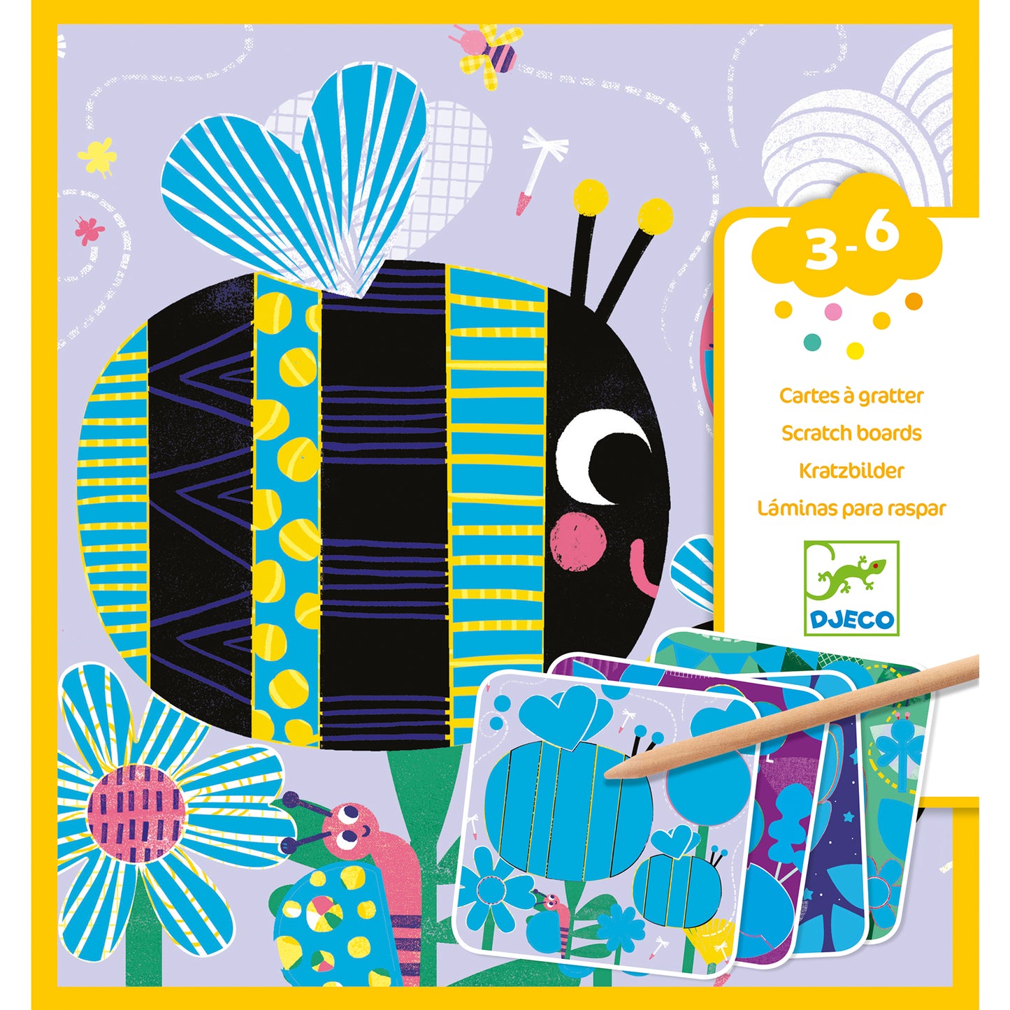 Djeco | Kraskaart Bugs - DJ09092