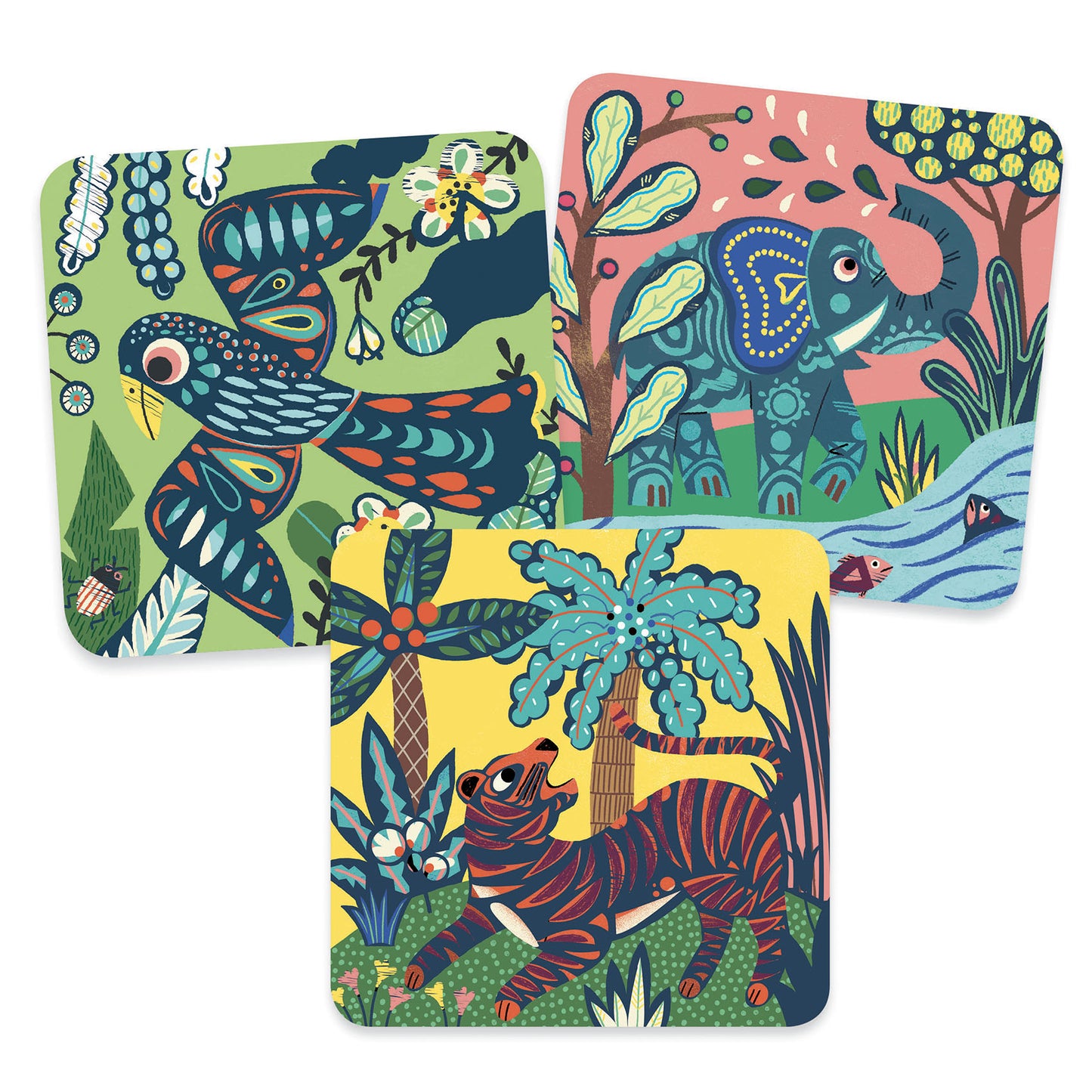 Djeco | Kraskaart Big Animals - DJ09095