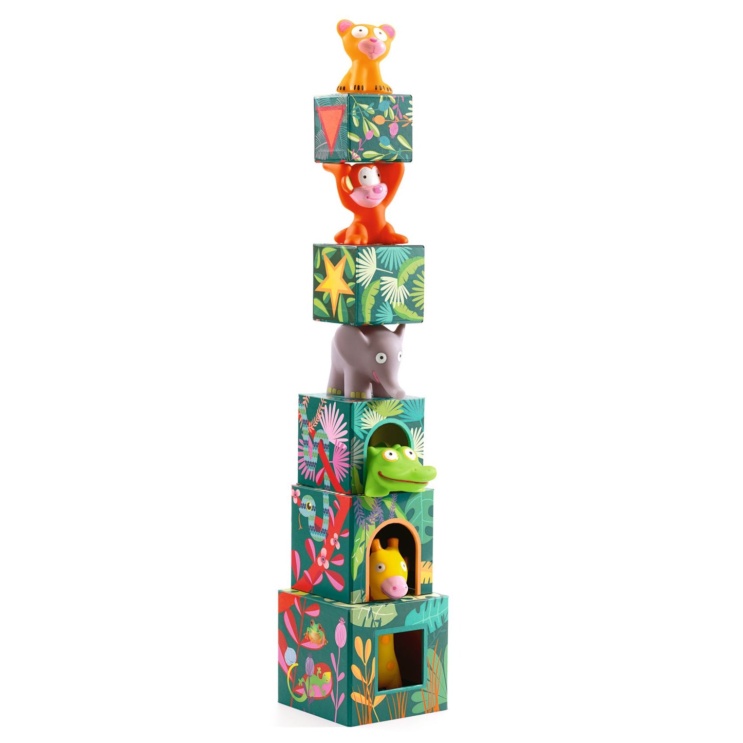 Djeco | stapeltoren MaxiTopanijungle