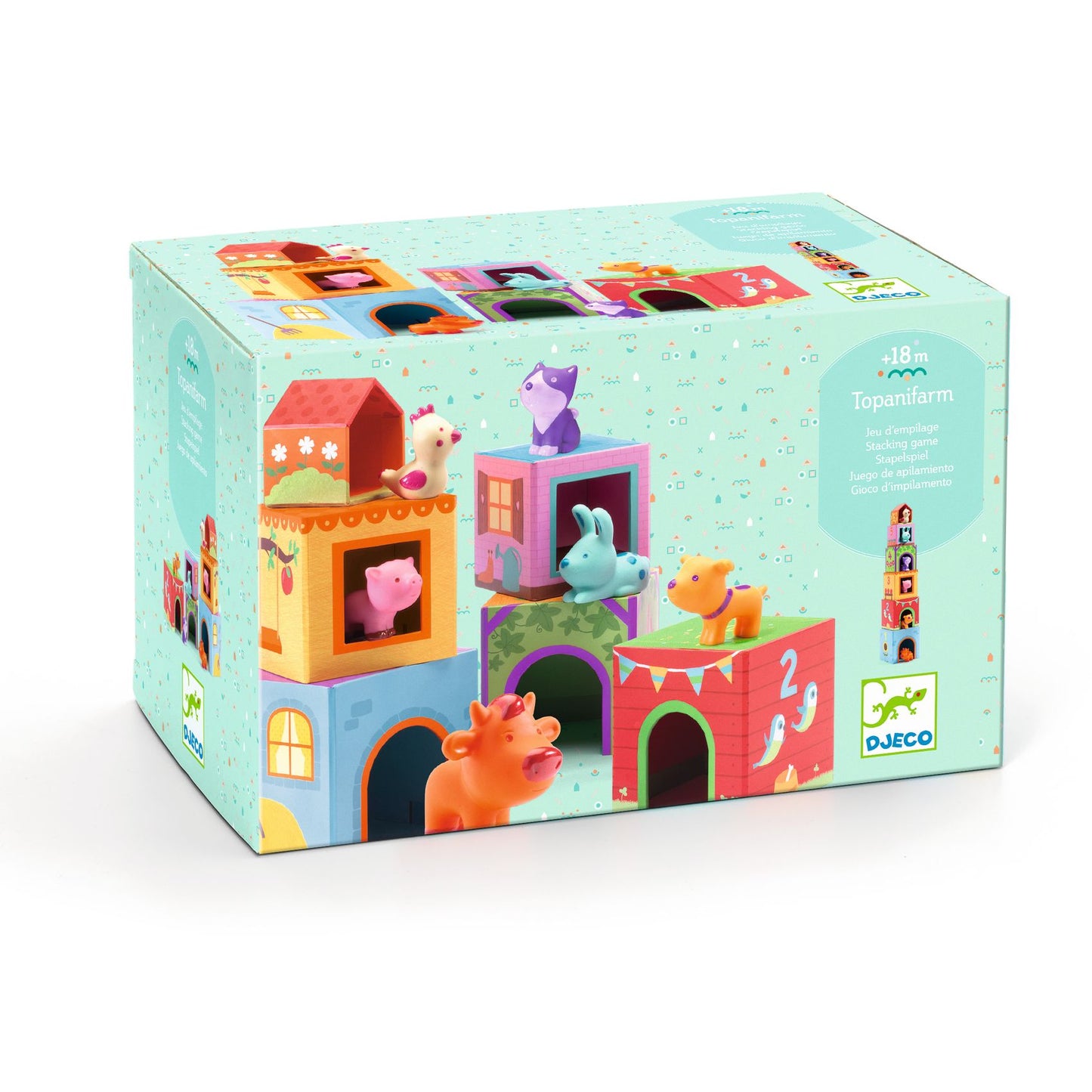 Djeco | stapeltoren Topanifarm
