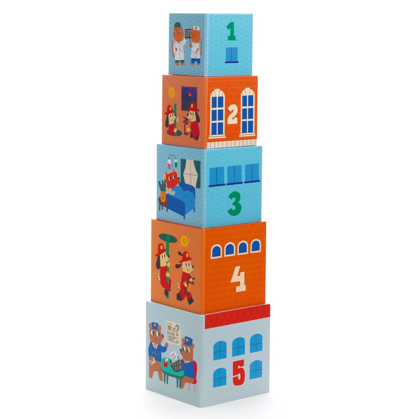 Djeco | stapeltoren TopaniCar