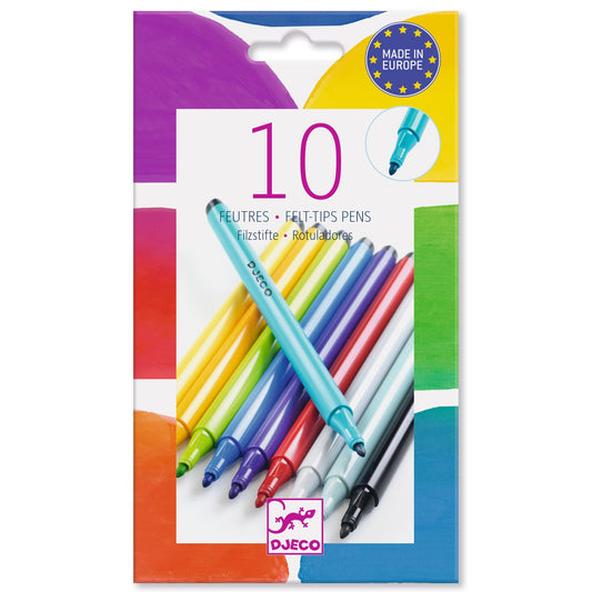 Djeco | Stiften 10 kleuren - regenboog - DJ09208