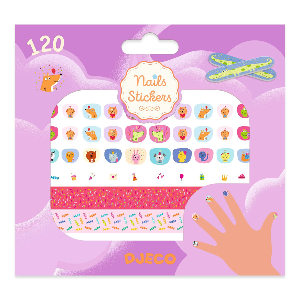 Djeco | Nagelstickers Happy Birthday! - DJ09243