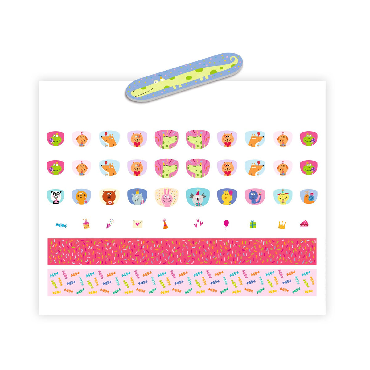 Djeco | Nagelstickers Happy Birthday! - DJ09243