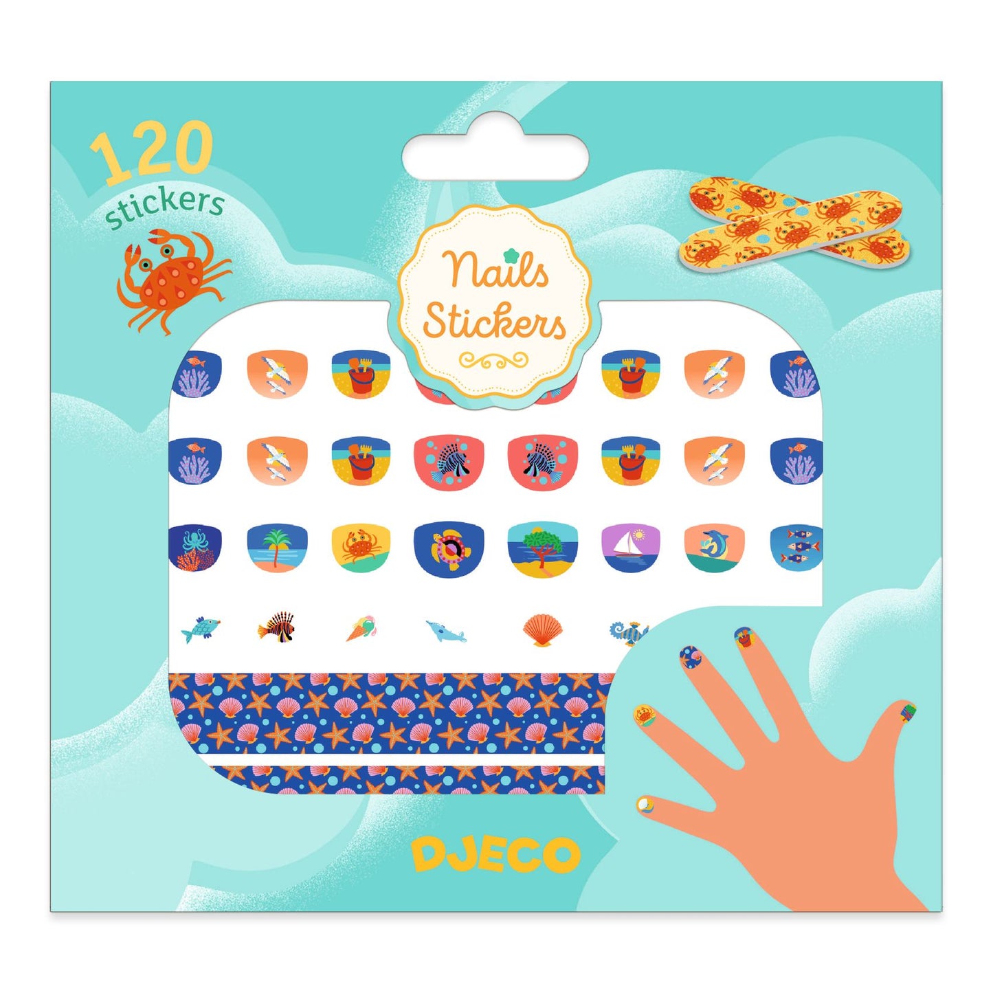 Djeco | Nagelstickers - middellandse zee - DJ09244