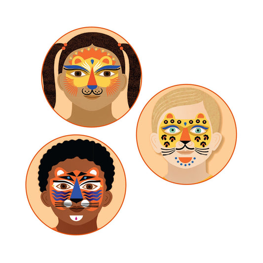 Djeco | Schminkset + sjablonen - Panthera - DJ09247