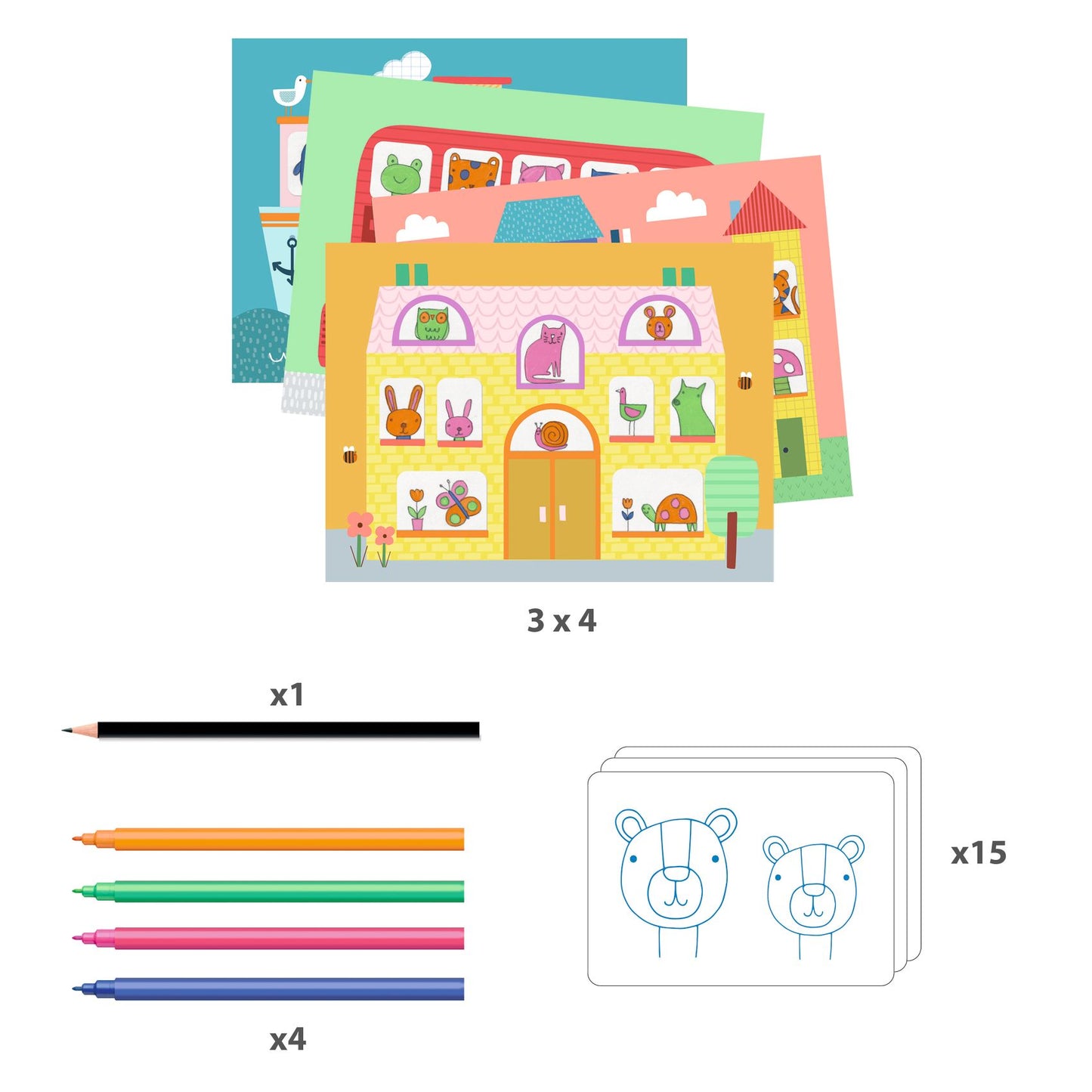 Djeco | Tracing is an art - tekenactiviteit - DJ09289