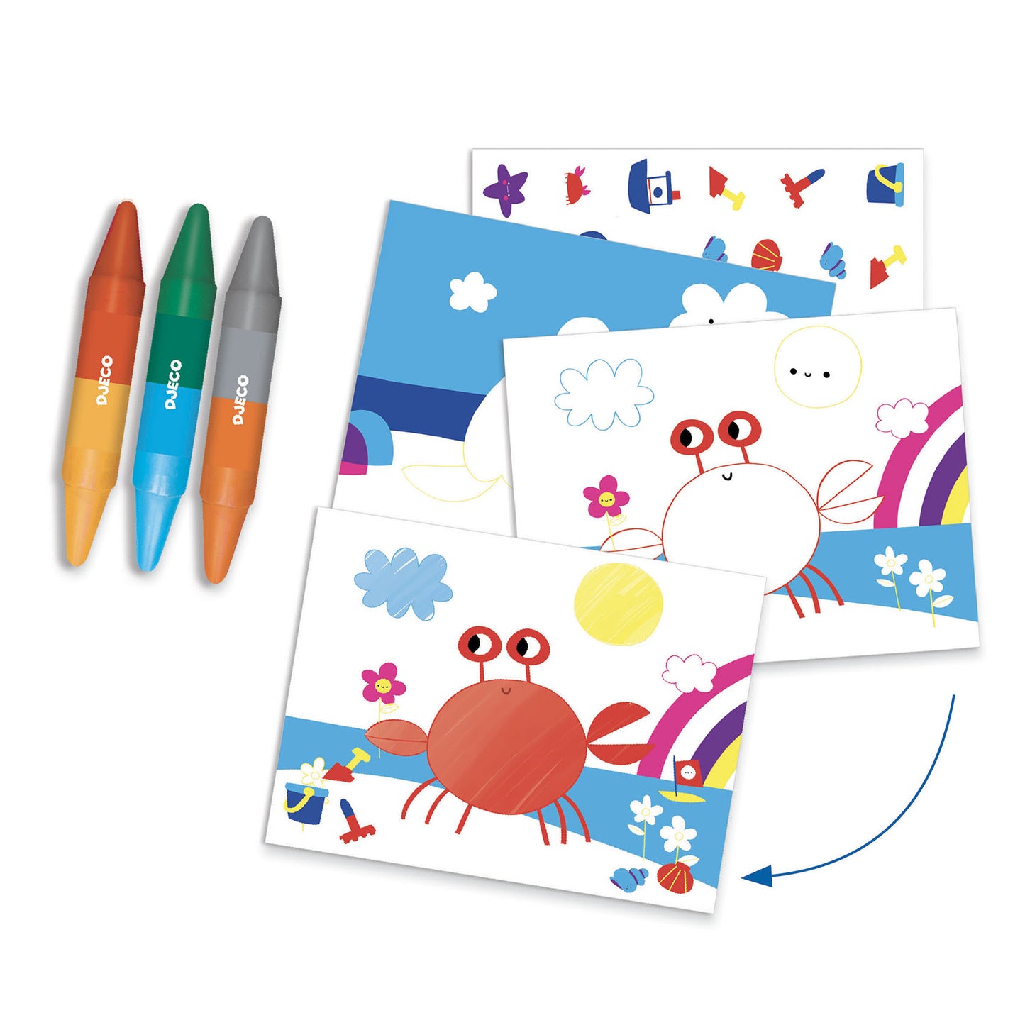Djeco | Seaside delights | knutseldoos - DJ09294