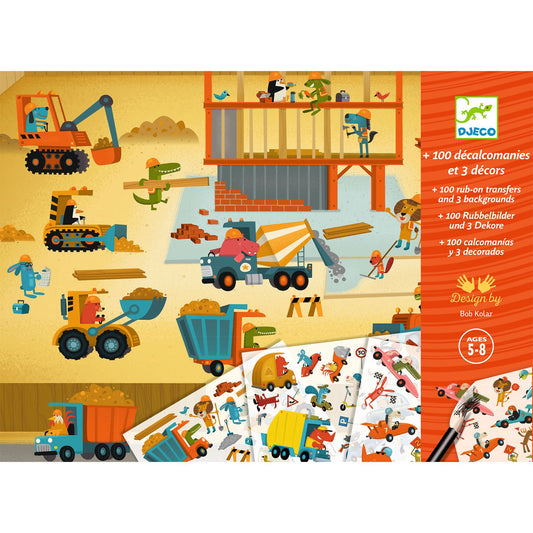 Djeco | Transfer plaatjes - Asfalt - DJ09357