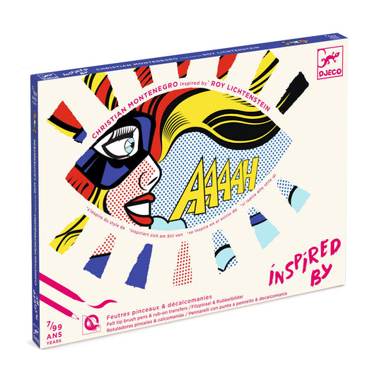 Djeco |  Pop Art tekenen - superhelden  – Lichtenstein - DJ09376