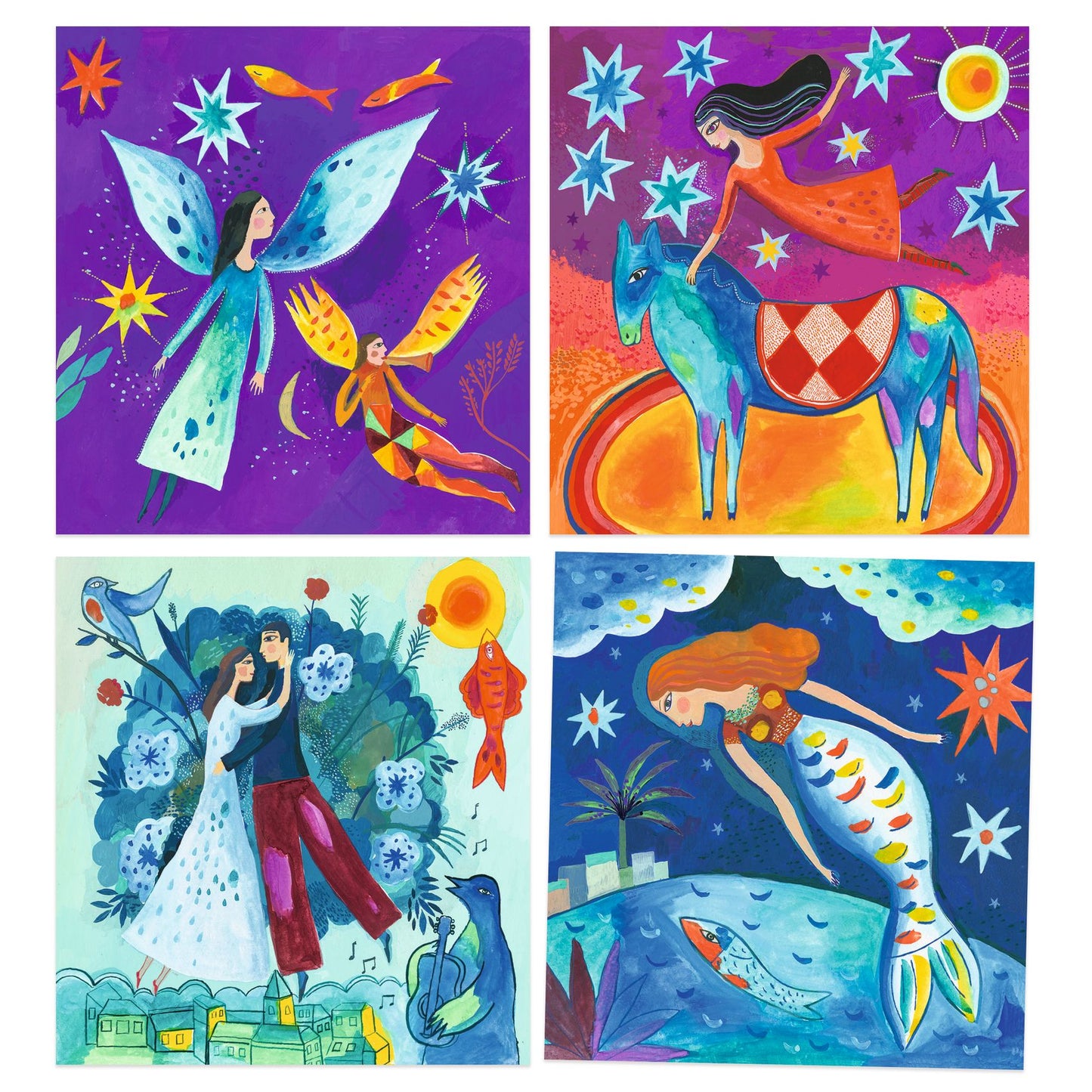 Djeco |  Schilderset  – inspiratie Marc Chagall - DJ09380
