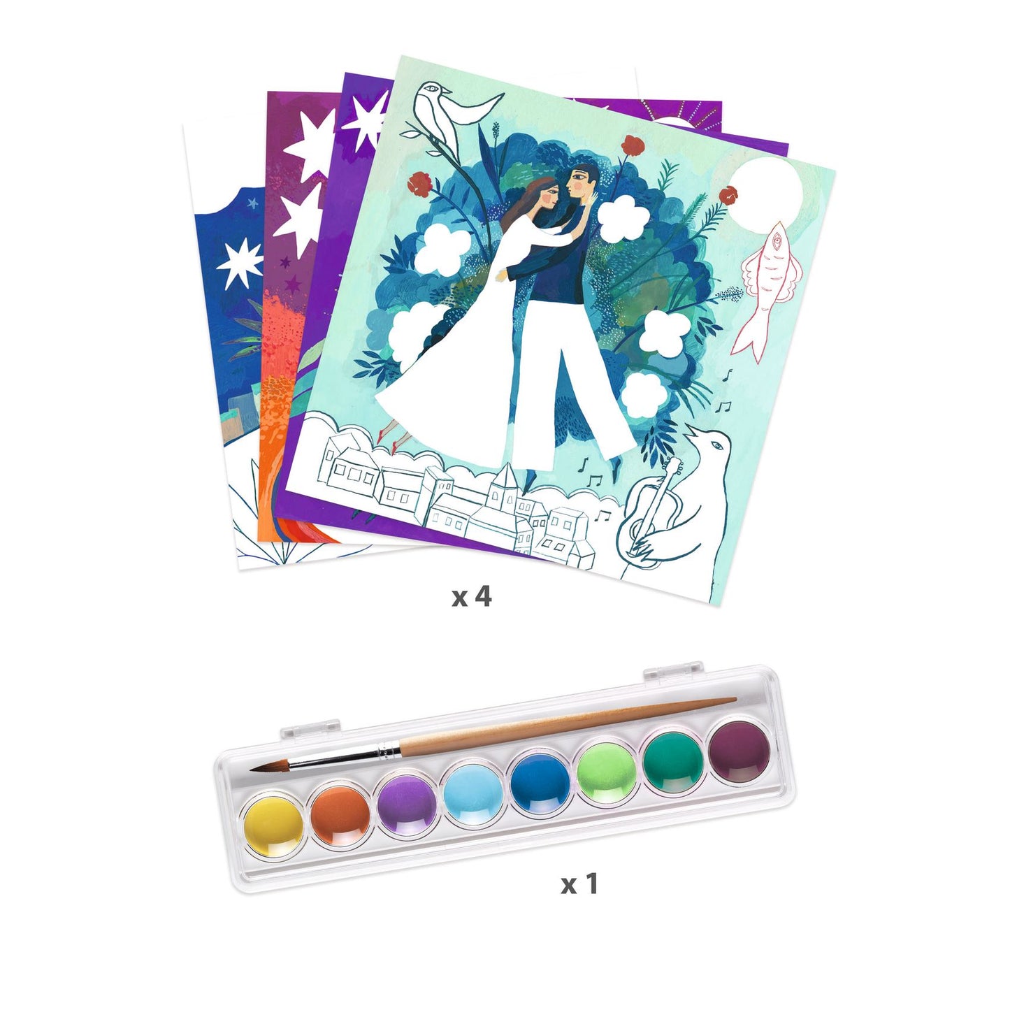 Djeco |  Schilderset  – inspiratie Marc Chagall - DJ09380