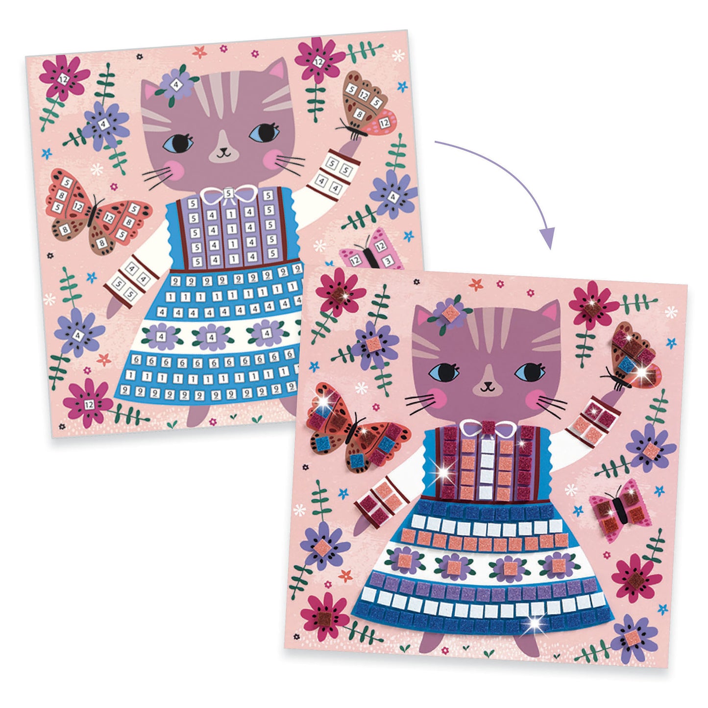 Djeco | Mozaïek - Lovely Pets - DJ09425