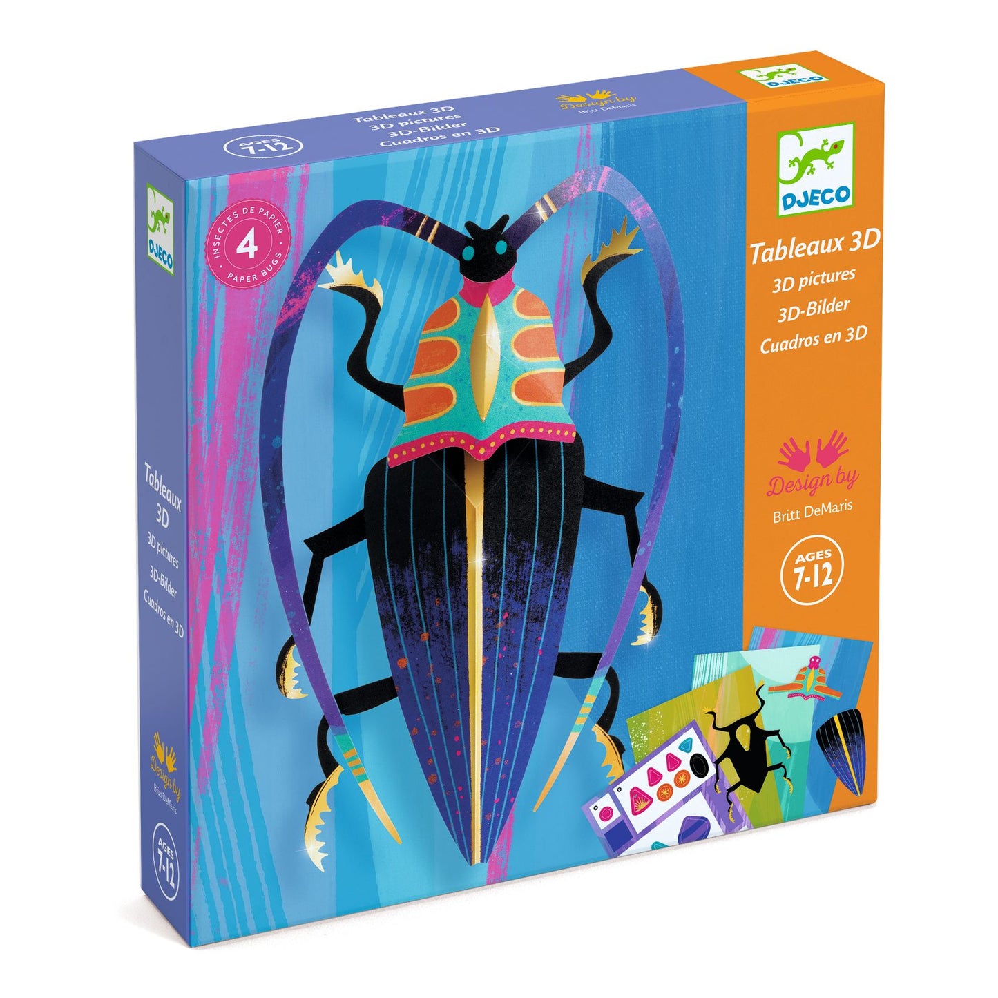 Djeco | Papieren 3D insecten maken - DJ09449